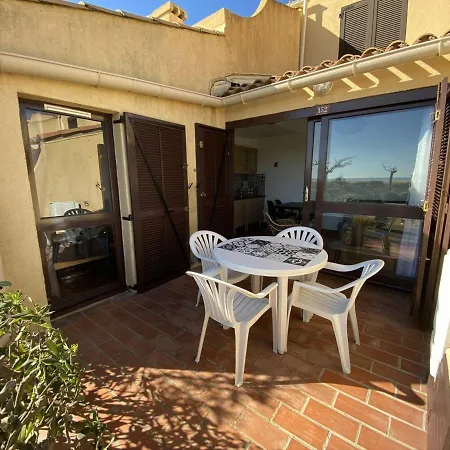 Villa T2 Front De Avec Terrasse A Port - 4 Couchages, Parking Prive, A Pieds - Fr-1-81-515 Leucate